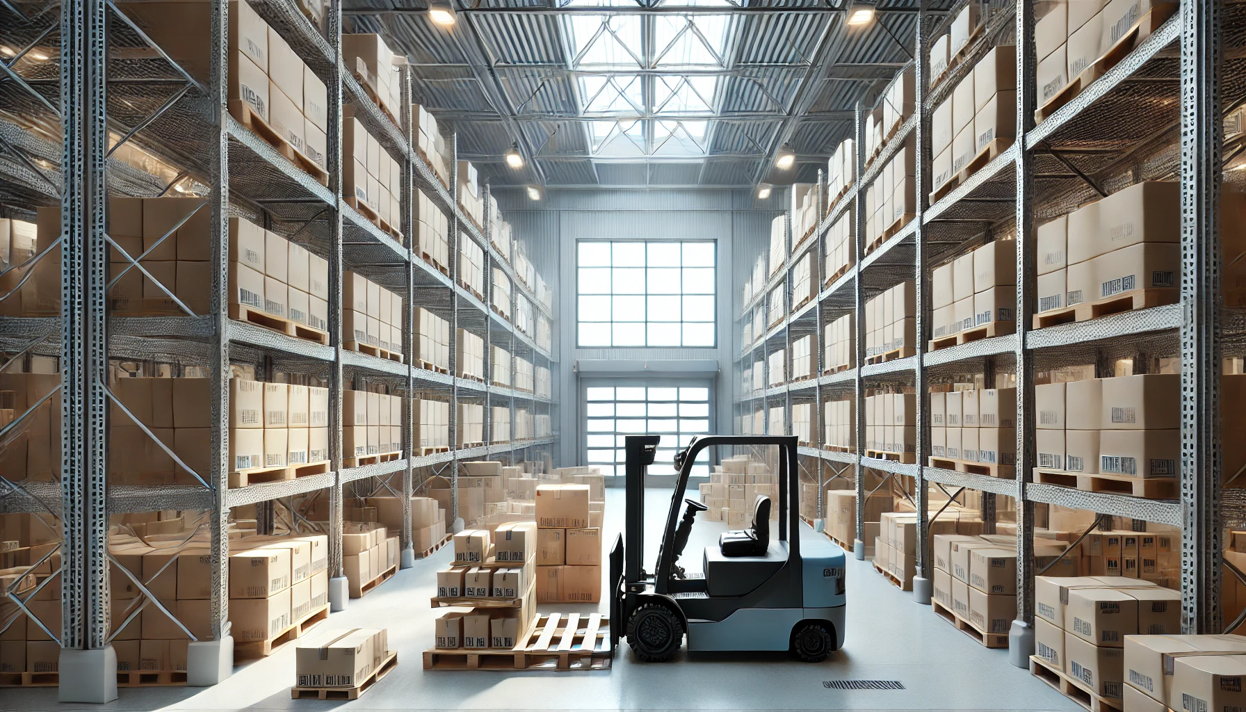 Inside the MET CO warehouse in Cutler, CA